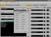 <b>MIDI</b> Program Change Manager