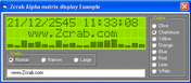 Alpha matrix display 1.02