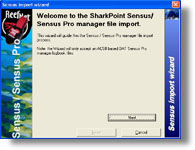 <b>Sensus/Sensus</b> Pro Manager logbook Import for SharkPoint for Windows