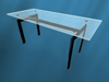 <b>Le</b> Corbusier - Esstisch LC 6 / Dining <b>table</b> <b>Le</b> Corbusier