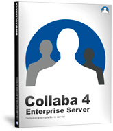 Collaba Enterprise <b>Server</b> 1-Year w/25 users & Unlim.Tech.<b>Support</b>